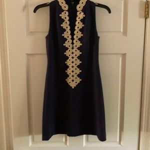 Lily Pulitzer High Collar Shift dress.